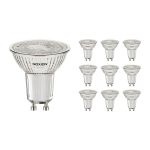 Mehrfachpackung 10x Noxion PerfectColor LED-Spot GU10 PAR16 4W 345lm 36D - 940 Kaltweiß | Höchste Farbwiedergabe - Dimmbar - Ersatz für 50W