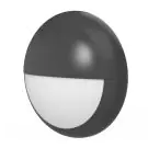 Noxion LED-Wand- und Deckenleuchte Pro V2 Wei&szlig; 12/16/20W 2400lm - 830-840-865 CCT | 325mm - IP65 + Augenlid Ring Schwarz