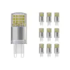 Mehrfachpackung 10x Noxion Bolt LED Capsule G9 3.2W 350lm - 827 Extra Warmweiß | Dimmbar - Ersatz für 30W
