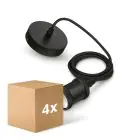 Mehrfachpackung 4x Philips Cord Vintage Schwarz